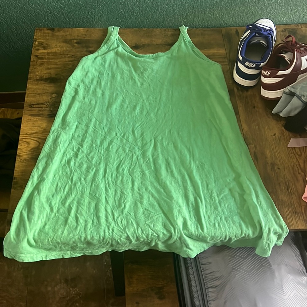 Light green dress